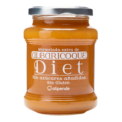 Mermelada diet albaricoque sin azúcar añadido Alipende 350g