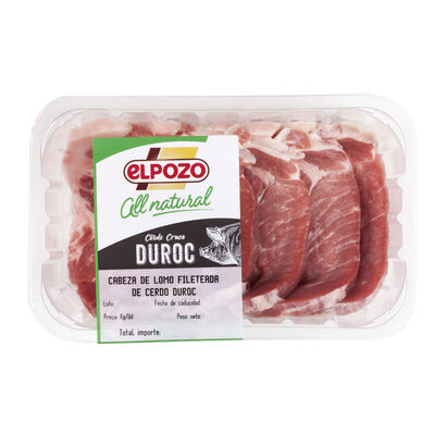 FIlete de aguja de cerdo 50% duroc ElPozo 600g aprox