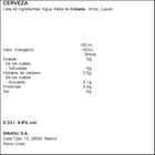 Cerveza rubia especial Budweiser lata 33cl