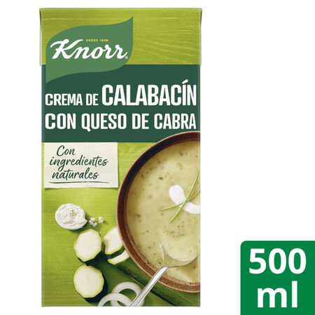 Crema Knorr 500ml calabacín con queso de cabra