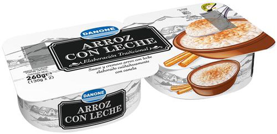Arroz con leche Danone pack 2