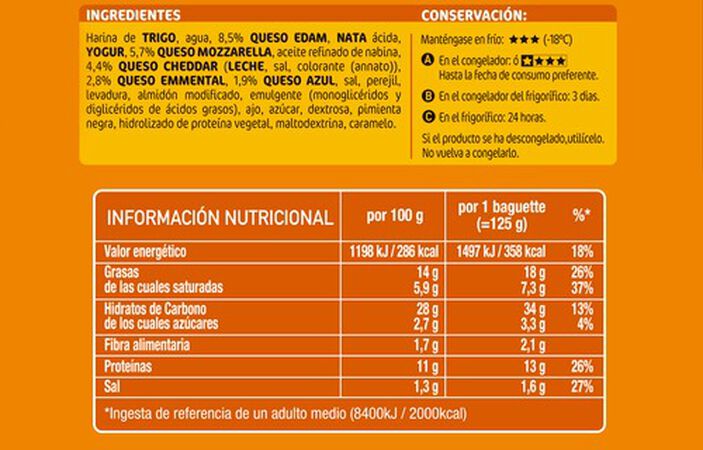 Pannini Dr.Oetker 250g 4 quesos