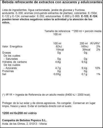 Refresco bitter Kas botella 20cl pack 6