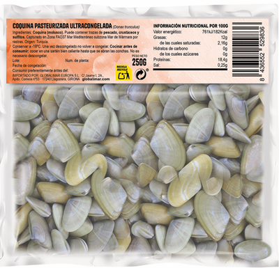 Coquina/tellina 250g