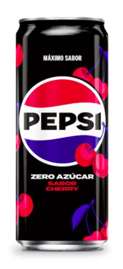 Refresco Cola Zero Pepsi 300ml Cherry