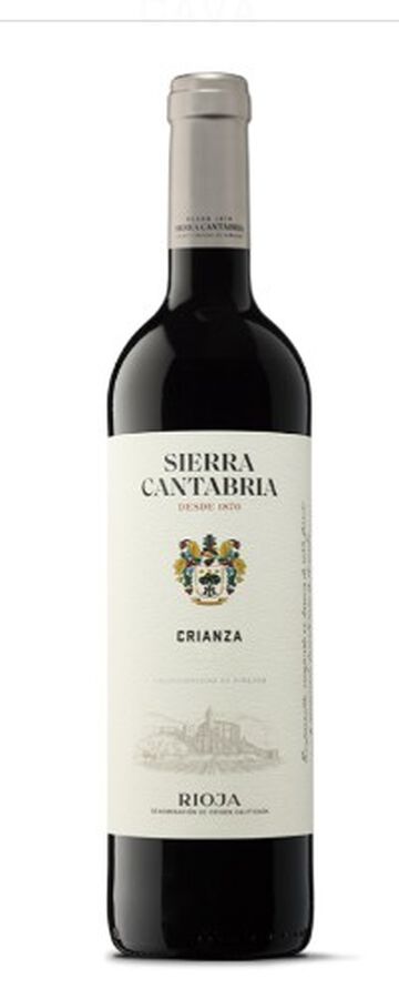 Vino tinto denominación de origen Rioja Sierra Cantabria crianza V/T Do Rioja Sierra Cantabria 75cl