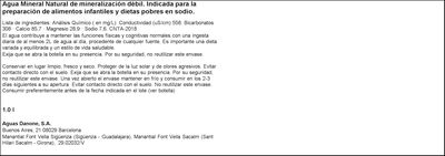 Agua Font Vella 1l