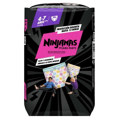 Pa&ntilde;al Ninjamas 10uds 4-7a&ntilde;os Pyjama Pants