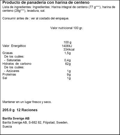 Biscotes Wassa 205g original