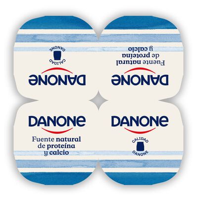 Yogur natural Danone pack 4