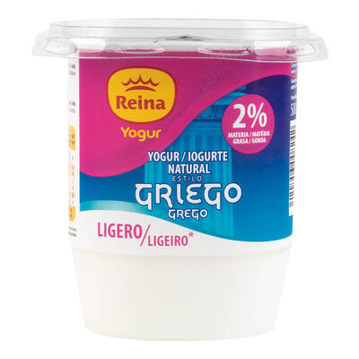 Yogur estilo griego ligero Reina 500g natural