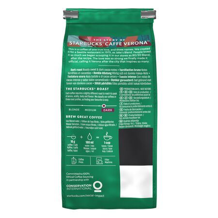 Café molido Starbucks 200g verona tueste intenso