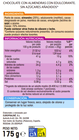 Chocolate negro 72% con almendras sin az&uacute;car a&ntilde;adido 175g