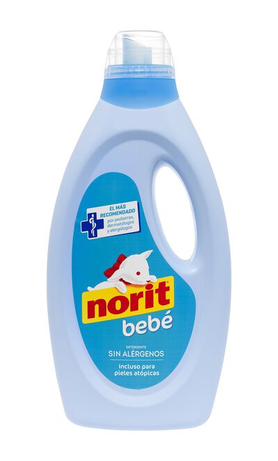 Detergente líquido Norit 32 lavados bebé para pieles atópicas