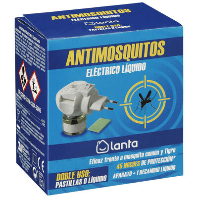 Insecticida el&eacute;ctrico Lanta aparato+recambio mosquitos