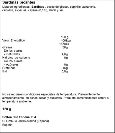 Sardinas picantes Cuca 85g