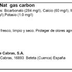 Agua con gas Solan de Cabras 33cl