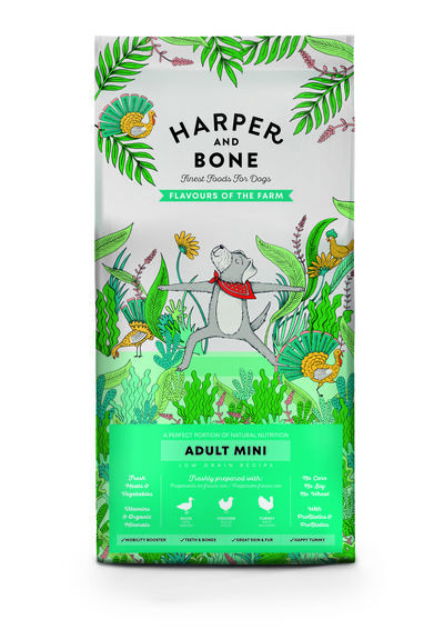 Pienso para perro mini Harper&Bone farm 1,5kg