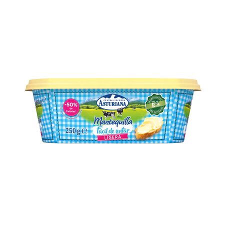 Mantequilla ligera Asturiana 250g