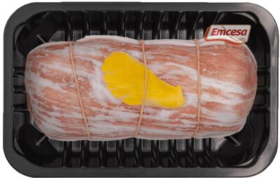 Secreto de cerdo ib&eacute;rico relleno de mango y frutos secos Emcesa 900g aprox