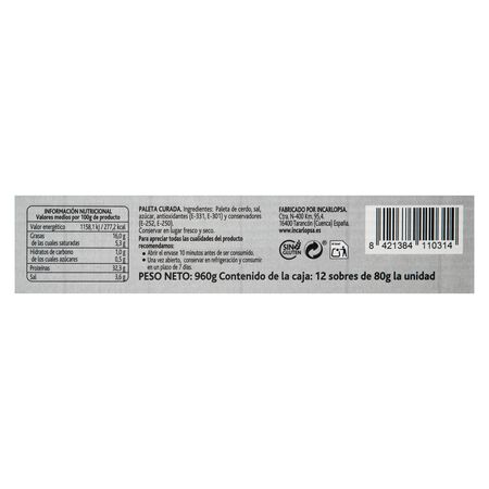 Maletín paleta curada Terra Domine 960g