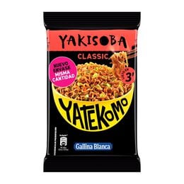 Fideos orientales clásico gallina blanca Yakisoba 2u