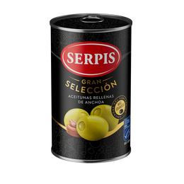 Aceituna gran selección rellena de anchoa Serpis 130g