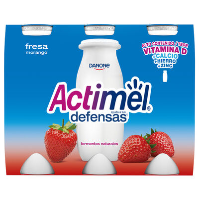 L Casei Actimel Danone pack 6 fresa