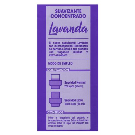 Suavizante Lanta 80 lavados lavanda