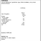 Cerveza rubia 33cl Corona