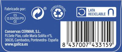 Mejill&oacute;n en salsa de vieira Galica 69g