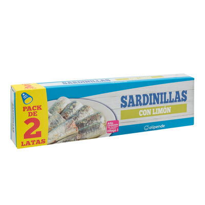 Sardinilla Alipende pack 2 60g al limon