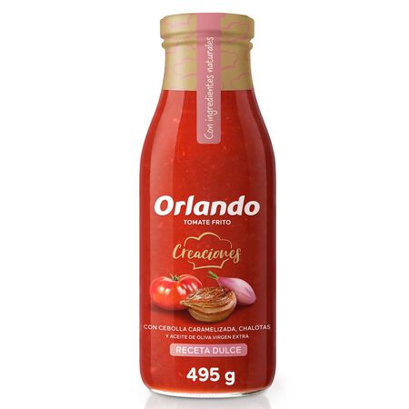 Tomate frito creaciones Orlando 495g receta dulce