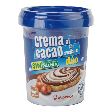 Crema de cacao y avellana dúo Alipende 500g