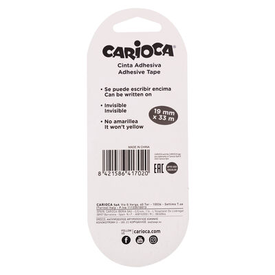 Cinta adhesiva Carioca 2 uds