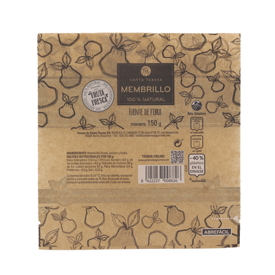 Membrillo natural Santa Teresa 150g
