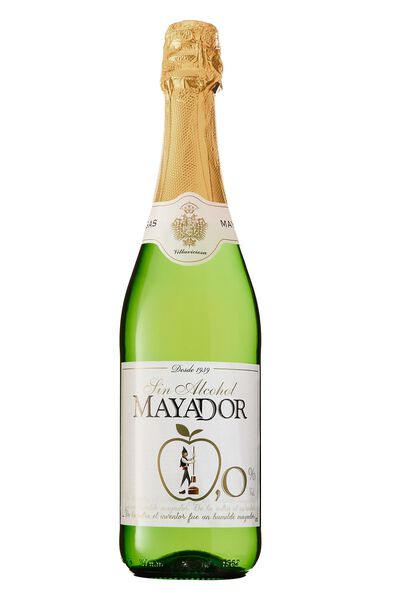 Sidra Asturiana sin alcohol Mayador 75cl