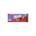 Chocolate con leche Milka y galleta lotus Biscoff 90g