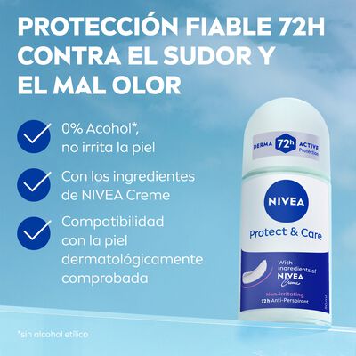 Desodorante roll-on Nivea 50 ml Protect&care