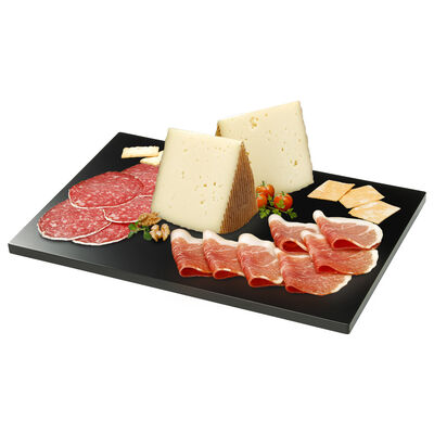 Lote: 250gr Jamón serrano+250gr Salchichón+250gr Queso curado