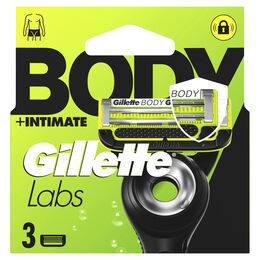 Hojas de afeitar recambio Gillette labs body 3 unidades