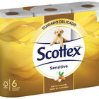 Papel higi&eacute;nico Scottex 6 rollos sensitive