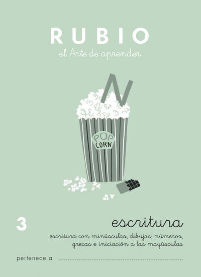 Cuaderno Escritura Rubio Nº3