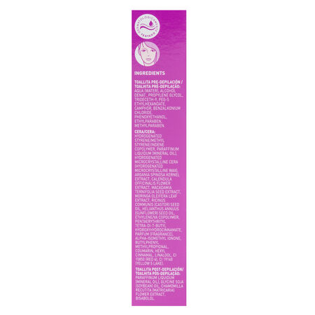 Bandas de cera depilatorias Taky beauty oil 20 uds faciales