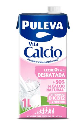 Leche Puleva calcio 1l desnatada