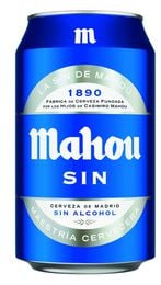 Cerveza sin alcohol Mahou lata 33cl