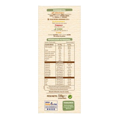 Papilla 8 cereales con cacao Nestl&eacute; 725g