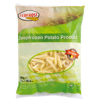 Patatas prefritas Ecofrost corte fino 1kg