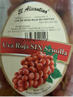 Uva roja sin semillas bandeja 500g