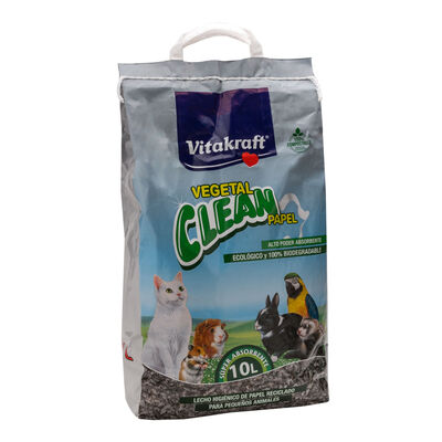 Lecho vegetal Clean papel 10l
